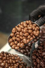 Pistacho con chocolate y leche