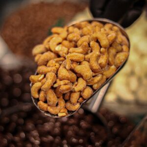 Anacardo frito con miel